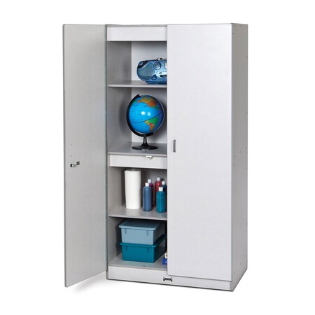 Jonti-Craft Rainbow Accents Storage Cabinet, Gray 5950JC000